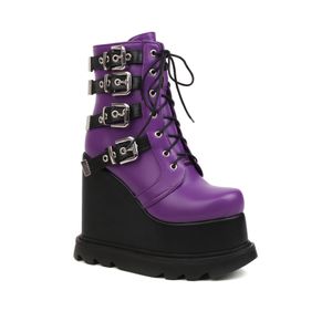 Y2K Fashion Women Hottie Low Boots Rock Punk Style Heavy Platform Constructions High Heel Boots Maat 36-43