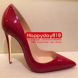 Livraison gratuite mode femmes léopard rouge en cuir point orteil chaussures de mariage talons hauts chaussures à talons fins pompes en cuir véritable 120mm grande taille