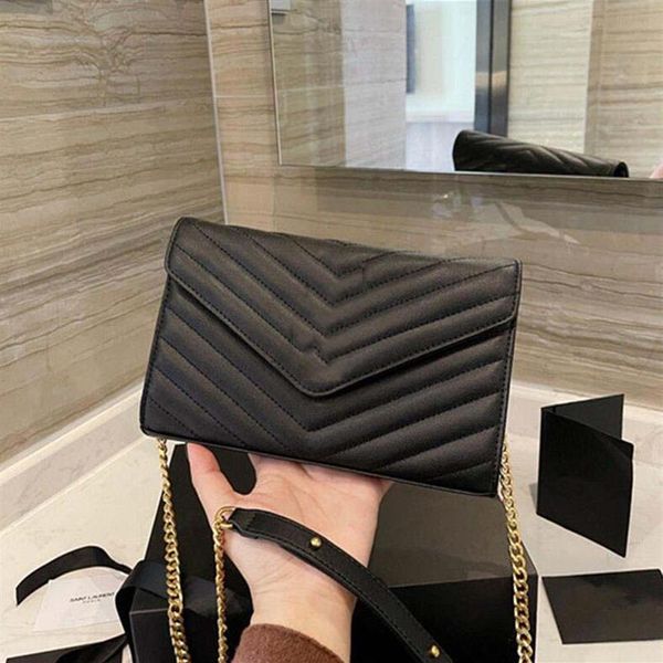 Bolsas de diseñadores de Luxurys de moda de moda Pochette Felicie Billet Cadena Correa Bolsos de hombro Múltiples piezas Crossbo266l