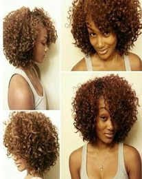 Mode Dames Set van 3 Marlybob Gehaakte Vlechten Haar Ombre Afro Kinky Krullend Vlechthaar Extensions voor Meisje Women8quot T1b29786576