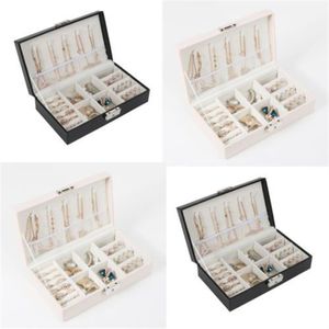 Mode Vrouwen Draagbare Reizen Sieraden Box Organizer Fluwelen Ornamenten Opbergdoos Geschenkdoos247S