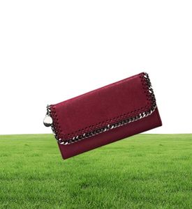 Fashion Women Purse Stella McCartney Long Sqaure Hasp Lady Wallet Soft PVC Leather Bag1627467