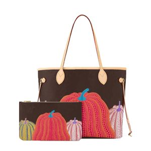 Bolso de moda para mujer, bolso de mano para exteriores, diseño de patrón de calabaza, estilo clásico, bolso MM