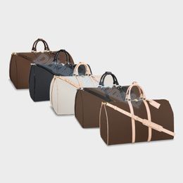 Sac de voyage de mode classique fourre-tout grand designer de luxe garder tous les 55 50 45 bagages sport extérieur duffel épaule bandoulière vieille fleur embrayage bandouliere sacs M41414