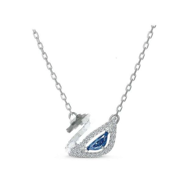 Collier de diamant de mode pour femmes en or 14 carats pendentif en diamant de cygne INS Style collier de créateur bijoux cadeaux pour les femmes pour exprimer leur amour de haute qualité GF34