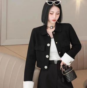 Mode damesjassen klassieke ontwerpers zwarte witte luxe letters korte bovenkleding korte jassen maat s-xl