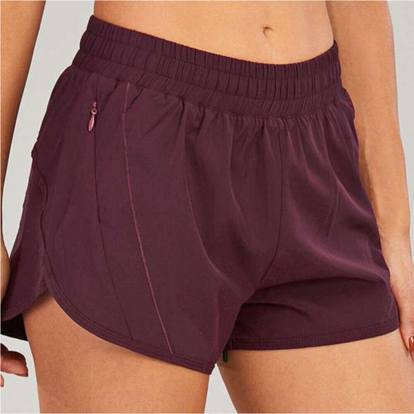 Fashion Women's LU LUL-0160 Yoga Shorts pantalon femmes exercice vêtements de Fitness marque filles Runn élastique pantalons de gymnastique dames cordon doublé vêtements de sport court TYNX