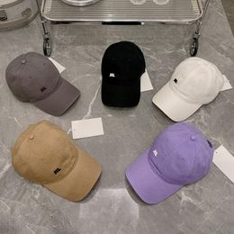 Casquettes de mode pour femmes Summer Ball Caps Designer Men's Letter Cap Simply Street Hats 5 couleurs