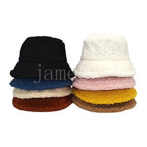 Mode dames warme emmer hoed dames herfst en winter buiten panama pluche zachte warme visser casual hoed vrouwen De819