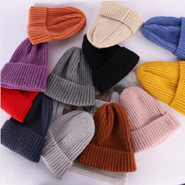 Mode femmes hiver chapeaux tricot chapeau mignon chaud crâne extensible tricoté casquettes en plein air dame voyage Ski bonnet casquette WQ41-WLL
