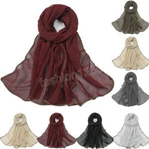 Mode vrouwen glinsterende glitter moslim hijabs tulband zomer lange maxi sjaalsjaals hoofddeksels wikkel sjaals islamitische mujer accessoires