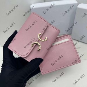 Mode femmes portefeuilles courts noir concepteur lettres imprimer luxe nouveau portefeuille femme porte-monnaie carte sac Mini cuir moraillon carte sac à main