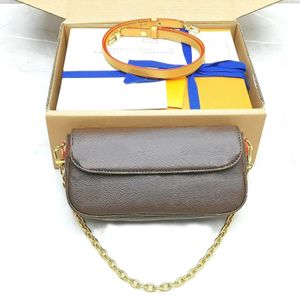 Bolso de hombro para mujer a la moda, diseño de marca para mujer, bolsos con cadena IVY, bolsos de mano para mujer, bandolera de diseñador de lujo, cartera