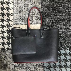 Mode femmes sac à bandoulière en cuir véritable Rivets pointes arc sacs à bandoulière fourre-tout ensemble sac sacs à main de créateur Shopping Bag310F