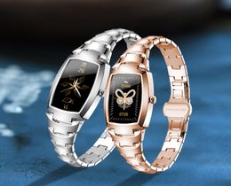 Fashion Women Smart Watch H8 Pro Tampant cardiaque Moniteur de pression artérielle Femmes Femmes IP67 IP67 SmartParmage étanche pour Android iOS7782196