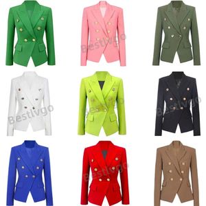 Fashion Women cosit Blazers vêtements de haute qualité costume de femme manteau concepteur dames veste de vêtements 4 couleurs taille s-2xl