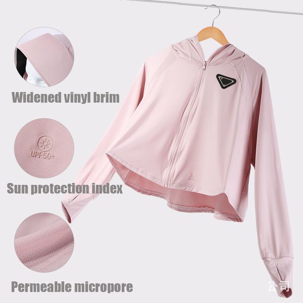 Manteau de protection solaire pour femmes, haut de luxe de styliste pour femmes