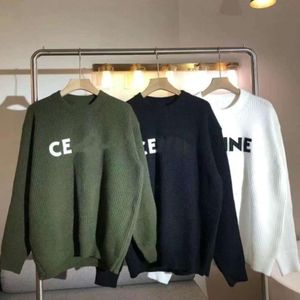 Fashion Women Sweater Designer Sweaters Dames Solid Color Borduurde letters Letters Lange Mouw Knitwear Casual losse Round Round Round Round Hek -pullover Sweatshirt