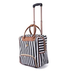 Fashion Women Travel Business Boarding Bag on Wheels Trolley Tassen Grote capaciteit Travel Rolling Bagage Retro Girl Kiestas 220225