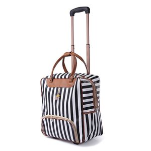 Mode femmes voyage affaires sac d'embarquement sur roues chariot sacs grande capacité voyage bagages à roulettes rétro fille valise sac 211118