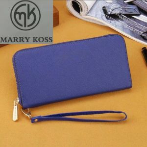 Mode dames portemonnee PU lederen portemonnee enkele rits portemonnee dames dames lange klassieke portemonnee met kaart MARRY KOSS MK Portemonnee Crossbody draagtas portemonnees tassen