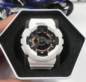 Fashion Women Watches Baby Sports Digital Led Designer Girl Girl Autolight Waterproof Student Military Brand Watch met Box6417814