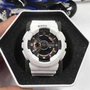 Mode Femmes Montres Bébé Sports Numérique LED Designer Fille Autolight Étanche Étudiant Militaire Marque Montre avec box308z