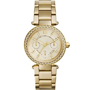 mode vrouwen horloges montre quartz horloge goud designer micheal korrs diamant M5615 5616 6055 6056 vrouw orologio di luss montre d2915