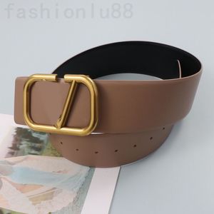 Mode femmes ceintures luxe designer ceinture femmes casual simplicité jeans décoration célèbre ceinture plaqué or lettres v ceinture en cuir style occidental YD021 C4