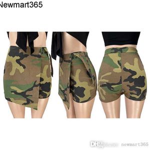 Mode femmes Camouflage irrégulière jupe pantalon pour 2023 été Sexy Shorts grande taille vêtements XxxL