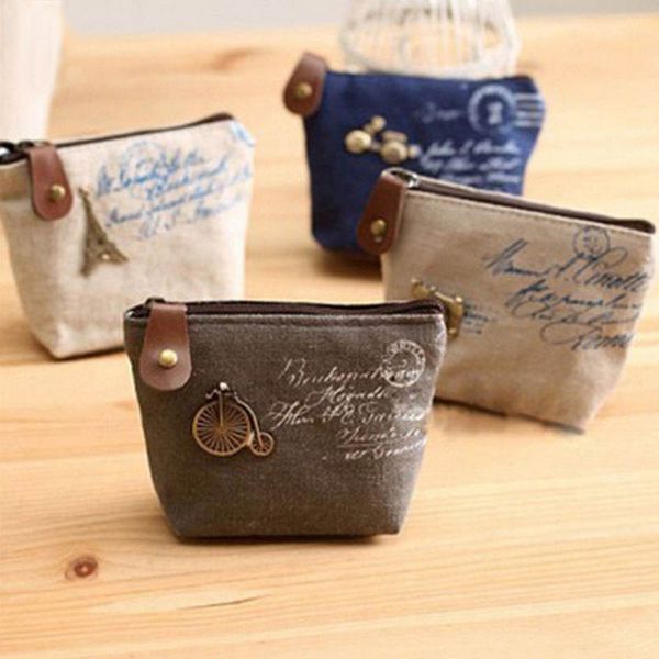 Mode femmes porte-monnaie dame enfant pièces portefeuille dames petite Mini pochette à monnaie fermeture éclair argent clé écouteur ligne sac à main porte-carte