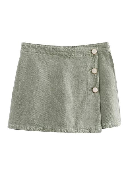 Fashion Womens Denim Shorts décontractés Patchwork à poitrine simple Couleur de couleur solide Summer Summer Short Jeans xx310 240518