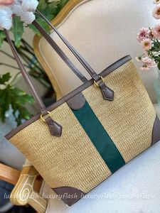 Mode tissage femmes sac de créateur fourre-tout sacs à main 2022 luxe épaule bandoulière sacs à main paille grande capacité sac à provisions
