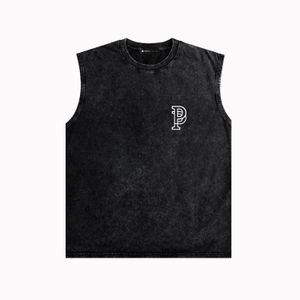 Mode dames designer tanks top zjbpur077 hollow p letters doen oud bedrukt vest vest r96w90 stretch sport cotton pullover gesneden heren en dameskleding