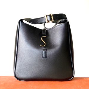 Mode Femmes Le5a7 Même Selle Hobo Sac à bandoulière Femme Luxe Fourre-tout Sac à main Homme Bourse Portefeuille Crossbody Designer Lady Véritable Embrayage en cuir noir Sacs sous les bras