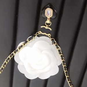 Moda para mujer Collar Corazón Colgante Gargantilla Cadena Chapado en oro Titanio Acero Diamante Diseñador Marca Letra Cadenas Collares Accesorios de joyería de boda