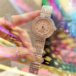 Fashion Womens Quartz Mouvement importé Watch 36 mm Luxury Luxe STRAPE D'ACIER DE HAUTES HAUTES HAUTES DIAMONDS DIAMONDS CADEAUX DE RALAY