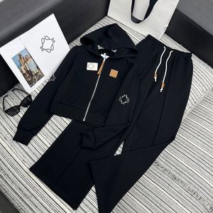 Mode Femmes Survêtement 23AW Femmes Deux Pièces Ensembles Styliste Simple Causal Sweat À Capuche Vêtements Styliste Casual Sport Ensemble À Manches Longues S-L