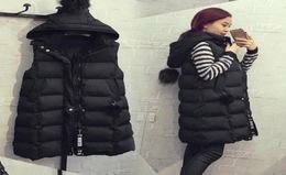 Fashion Womens Chalecoats Vests PS Size Capacino con capucha con capucha de chaleco de chaleco