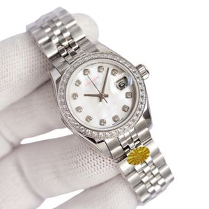 Fashion Womens Watch Designer horloges 28 mm31mm Business polshorloge roestvrijstalen staalband Casual polshorloges Automatisch chaining mechanisch horloge
