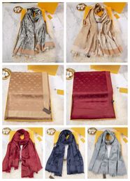 Fashion Wool 24SS Designer sjaals winter luxe luxe kasjmere sjaals damespatroon pashmina sjaal nekhangen nieuw cadeau lange wraps