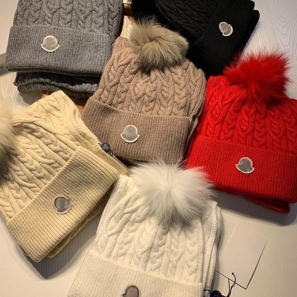 Mode laine tendance chapeau écharpe ensemble haut de luxe sacoche chapeaux hommes femmes sacoche designer châle écharpes en cachemire gants adaptés aux écharpes de libellules d'hiver