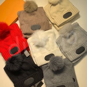Mode wol trend hoed sjaal set vrouwen mannen ontwerper sjaal kasjmier sjaals geschikt voor winter sjaals hoeden nekchuur sets