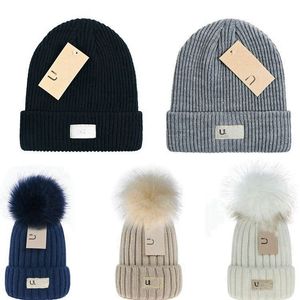 Chapeau de créateur sans bords à grains grossiers, chapeau tricoté brodé à la mode, pour l'extérieur, la rue, en laine chaude et froide, vente en gros