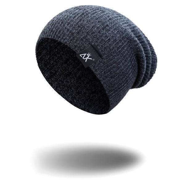 Fashion-x Slouch Beanie Hat Festival Club Camping Baggy Long Oversized Hombres Mujeres Knit Skull Cap Fit Deportes de equitación al aire libre