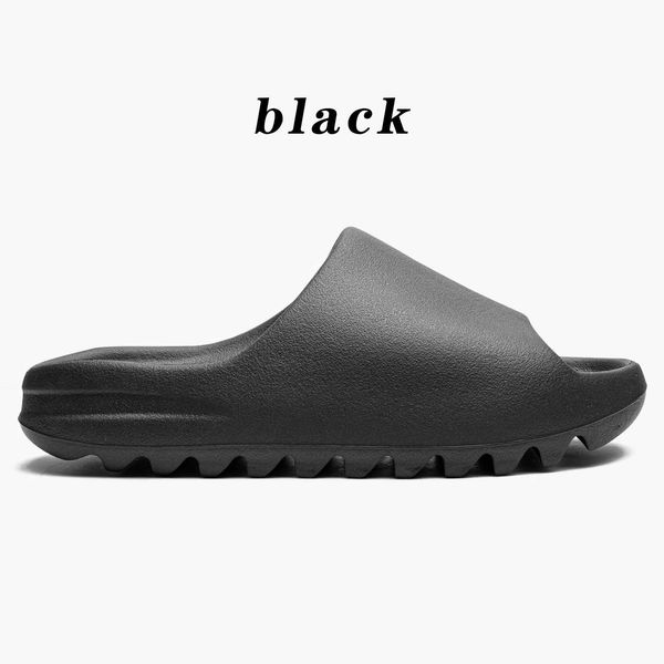 2023 Diapositives de mode Hommes Femmes Pantoufles Noyau d'os Onyx Ocre Pure Crème Argile Lune Gris Noir Sandale Slide Slipper Hommes Femmes Sandales