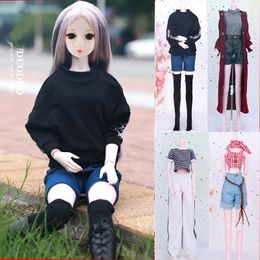 Modieuze 60 cm Loli Doll 1/3 BJD/SD Doll Clothing Accessoires Girl Doll Gifts Childrens Doll Toys 240429