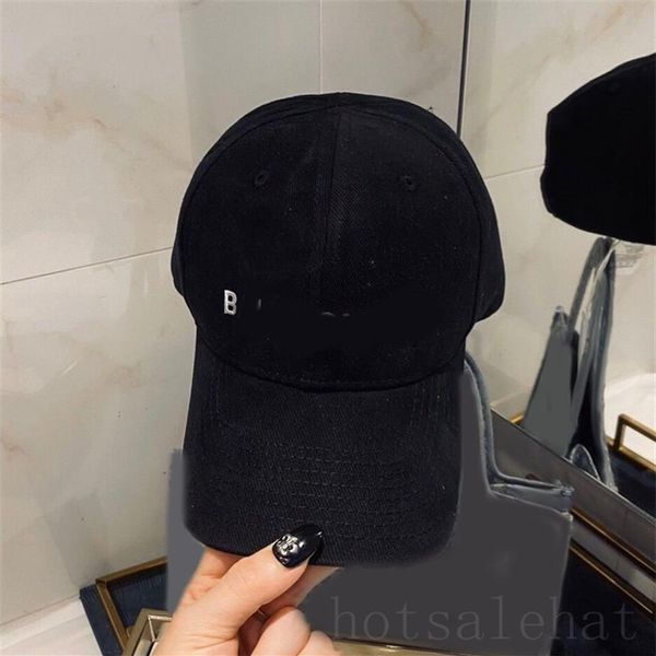 Gorra de béisbol de moda deporte de ocio b sombrero de diseñador sol de verano proteger casquette borde deshilachado regalo del día de san valentín ajuste de lujo hat2683