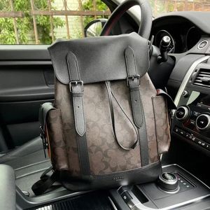 mochila negra de moda mochila de arte vintage con bolsa impermeable para la escuela de viaje adecuada para hombres y mujeres con mochila de mensajero gris oscuro para computadora portátil de 15.6 pulgadas