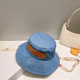 Modieuze Bucket hoed Dames Designer Beanie Cap Heren Wasbare Cowboyhoed Zonnehoed UV-bestendig op het strand